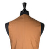 Mens Waistcoat Suit Lapel Vest 40R Orange Blue Plaid Wool Formal Wedding Party