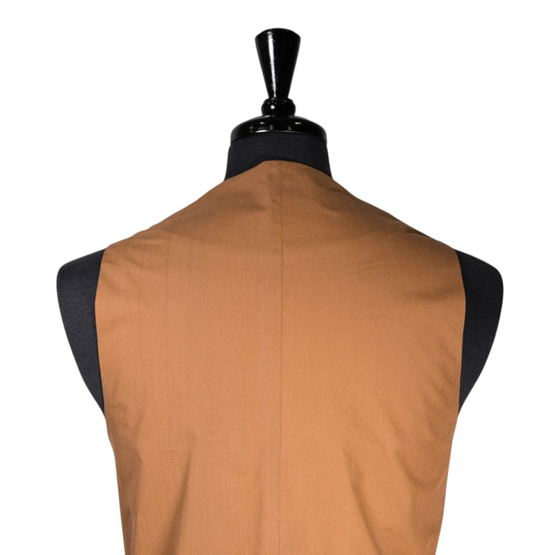 Mens Waistcoat Suit Vest 40R Gray Red Orange Abstract Formal Wedding Prom Party