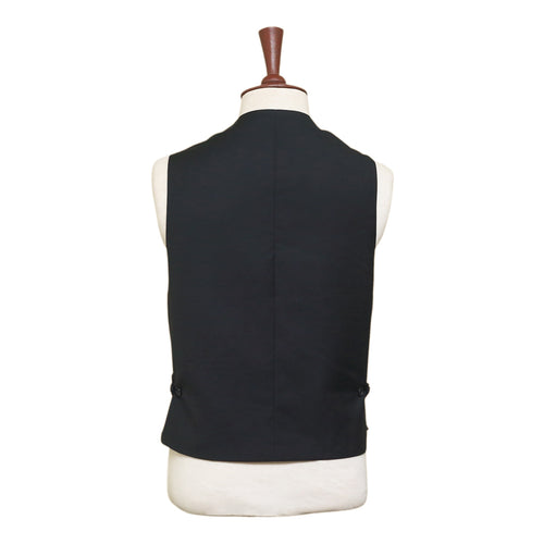 Mens Orange Black Plaid Waistcoat 44R XL Formal Tuxedo Vest Wedding Party Groom