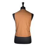 Mens Waistcoat Suit Vest 40R Gray Red Orange Abstract Formal Wedding Prom Party