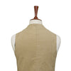 Mens Vest 44R Brown Beige Corduroy Waistcoat XL Western Casual Preppy Wedding