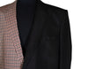 Men's Blazer Black Beige Check Plaid Jacket Sport Coat (44R)