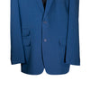 Men's Blazer Teal Blue Wool Handmade Suit Jacket Sport Coat (48R)