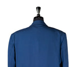 Men's Blazer Teal Blue Wool Handmade Suit Jacket Sport Coat (48R)