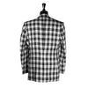 Men's Blazer Black White Plaid Tuxedo Jacket Sport Coat (44R)