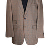 Men's Blazer Beige Plaid Check Formal Jacket Sport Coat (44R)