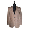 Men's Blazer Beige Plaid Check Formal Jacket Sport Coat (44R)