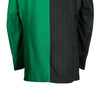Men's Blazer Black Green Striped Tuxedo Jacket Sport Coat (44R)