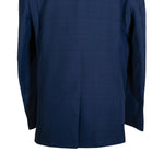 Men's Blazer Navy Blue Textured Formal Suit Jacket Wedding Sport Coat 42R