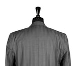 Men's Blazer Gray Striped Wool Jacket Sport Coat (42R)