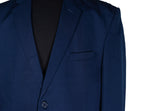 Men's Blazer Navy Blue 100% Wool Handmade Formal Suit Jacket Sport Coat 48R