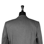 Men's Blazer Gray Wool Formal Suit Jacket Sport Coat (40L)