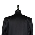 Men's Blazer Gray Striped Wool Formal Jacket Sport Coat (42R)