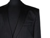 Men's Blazer Gray Striped Wool Formal Jacket Sport Coat (42R)