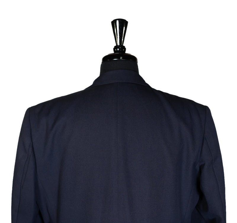Men's Blazer Navy Blue Wool Dress Formal Suit Jacket Sport Coat 42R