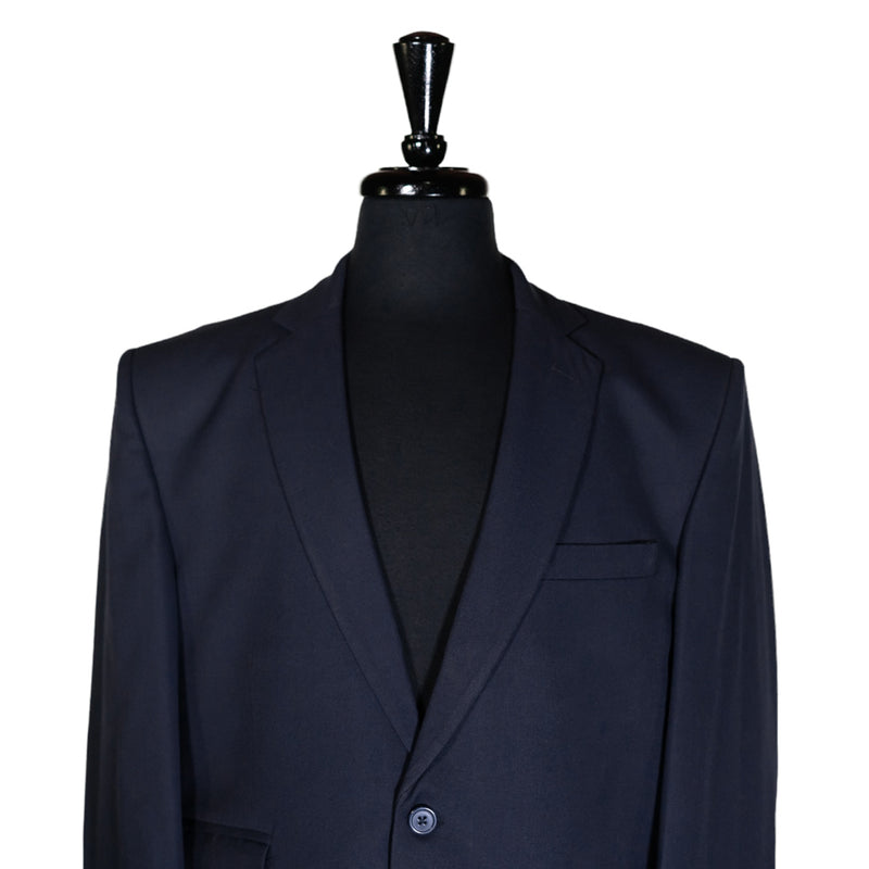 Men's Blazer Navy Blue Wool Dress Formal Suit Jacket Sport Coat 42R