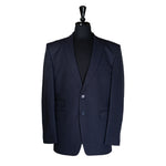 Men's Blazer Navy Blue Wool Dress Formal Suit Jacket Sport Coat 42R