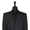 Men's Blazer Gray Striped Wool Jacket Sport Coat (42R)