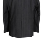 Men's Blazer Gray Striped Wool Jacket Sport Coat (42R)