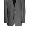 Men's Blazer Gray Check Textured Jacket Sport Coat (42R)