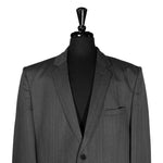 Men's Blazer Gray Herringbone Wool Jacket Sport Coat (46R)