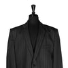 Men's Blazer Dark Gray Striped Wool Formal Jacket Sport Coat (46R)