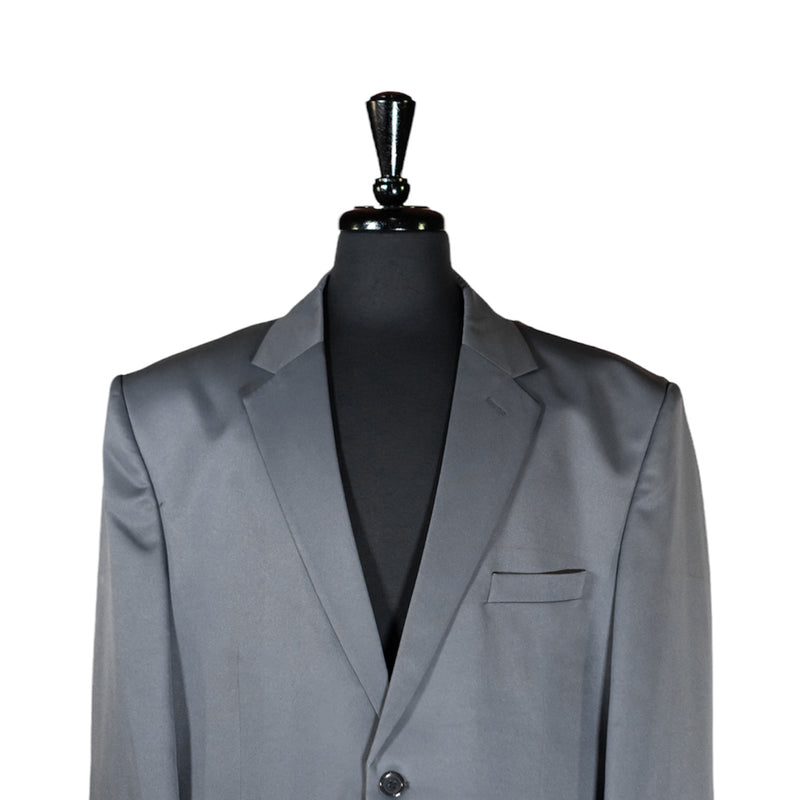 Men s Blazer Gray Wool Formal Suit Jacket Sport Coat 48R CHIRAGH