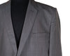 Men's Blazer Gray Plaid Check Formal Jacket Sport Coat (46R)