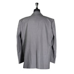 Men's Blazer Gray Wool Formal Jacket Sport Coat (48R)