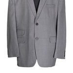 Men's Blazer Gray Wool Formal Jacket Sport Coat (48R)
