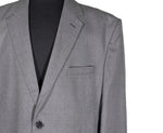Men's Blazer Gray Wool Formal Jacket Sport Coat (48R)