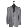 Men's Blazer Gray Wool Formal Jacket Sport Coat (48R)