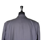Men's Blazer Gray Wool One Button Jacket Sport Coat (48R)