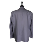 Men's Blazer Gray Wool One Button Jacket Sport Coat (48R)