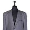 Men's Blazer Gray Wool One Button Jacket Sport Coat (48R)