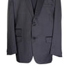 Men's Blazer Dark Gray Striped Wool Jacket Sport Coat (46R)