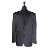 Men's Blazer Dark Gray Striped Wool Jacket Sport Coat (46R)
