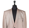 Men's Blazer Beige Houndstooth Check Wool Formal Suit Jacket Sport Coat 46R