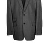 Men's Blazer Gray Wool Formal Suit Jacket Sport Coat (48R)