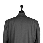 Men's Blazer Gray Wool Formal Suit Jacket Sport Coat (48R)