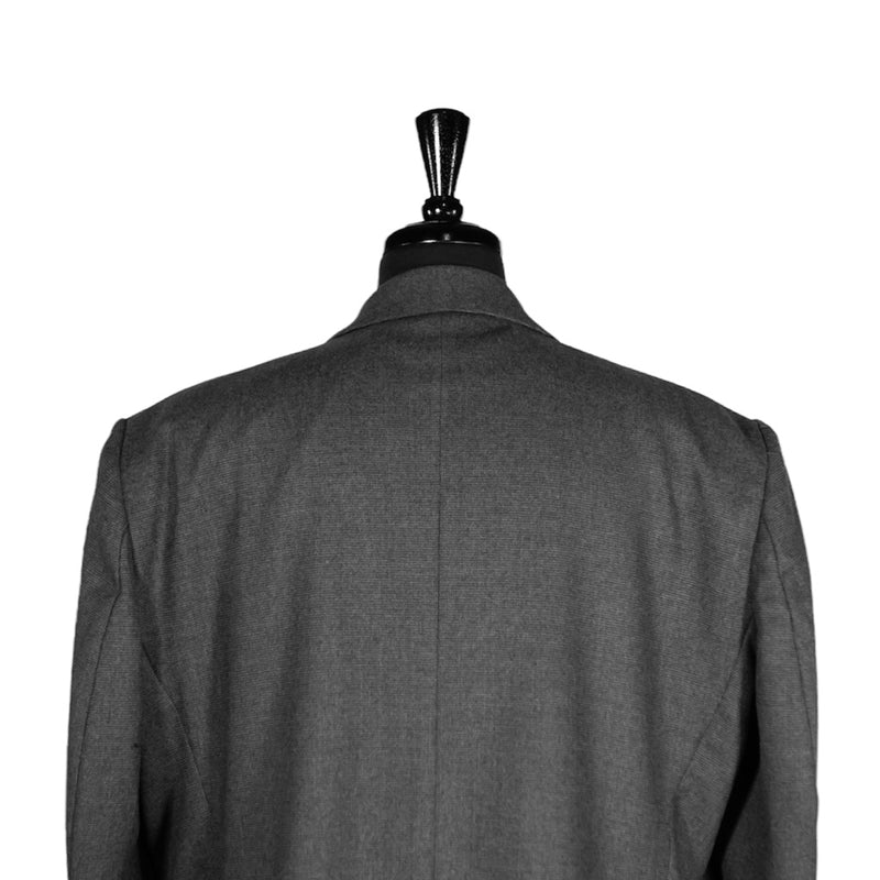 Men's Blazer Gray Wool Formal Suit Jacket Sport Coat (48R)