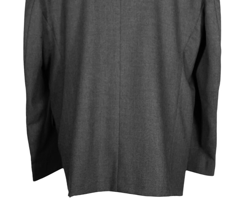 Men's Blazer Gray Wool Formal Suit Jacket Sport Coat (48R)
