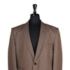 Men's Blazer Brown Check Wool Suit Jacket Sport Coat (46R)