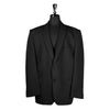 Men's Blazer Black Striped Wool Jacket Sport Coat (46R)