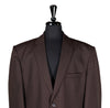 Men's Blazer Brown Striped Wool Jacket Sport Coat (48R)