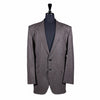 Men's Gray Striped Wool Blazer 44R