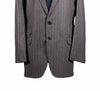 Men's Gray Striped Wool Blazer 44R