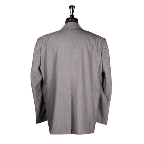 Men's Blazer Gray Textured Wool Jacket Sport Coat (48R)