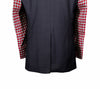 Men's Blazer Black Red Plaid Check Wool Formal Tuxedo Jacket Sport Coat 40R