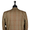 Men's Blazer Beige Plaid Check Wool Jacket Sport Coat (42R)